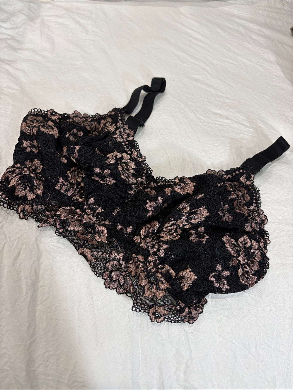 Cosabella Savona Curvy Longline Lace Bralette Black Size S SAVON1382